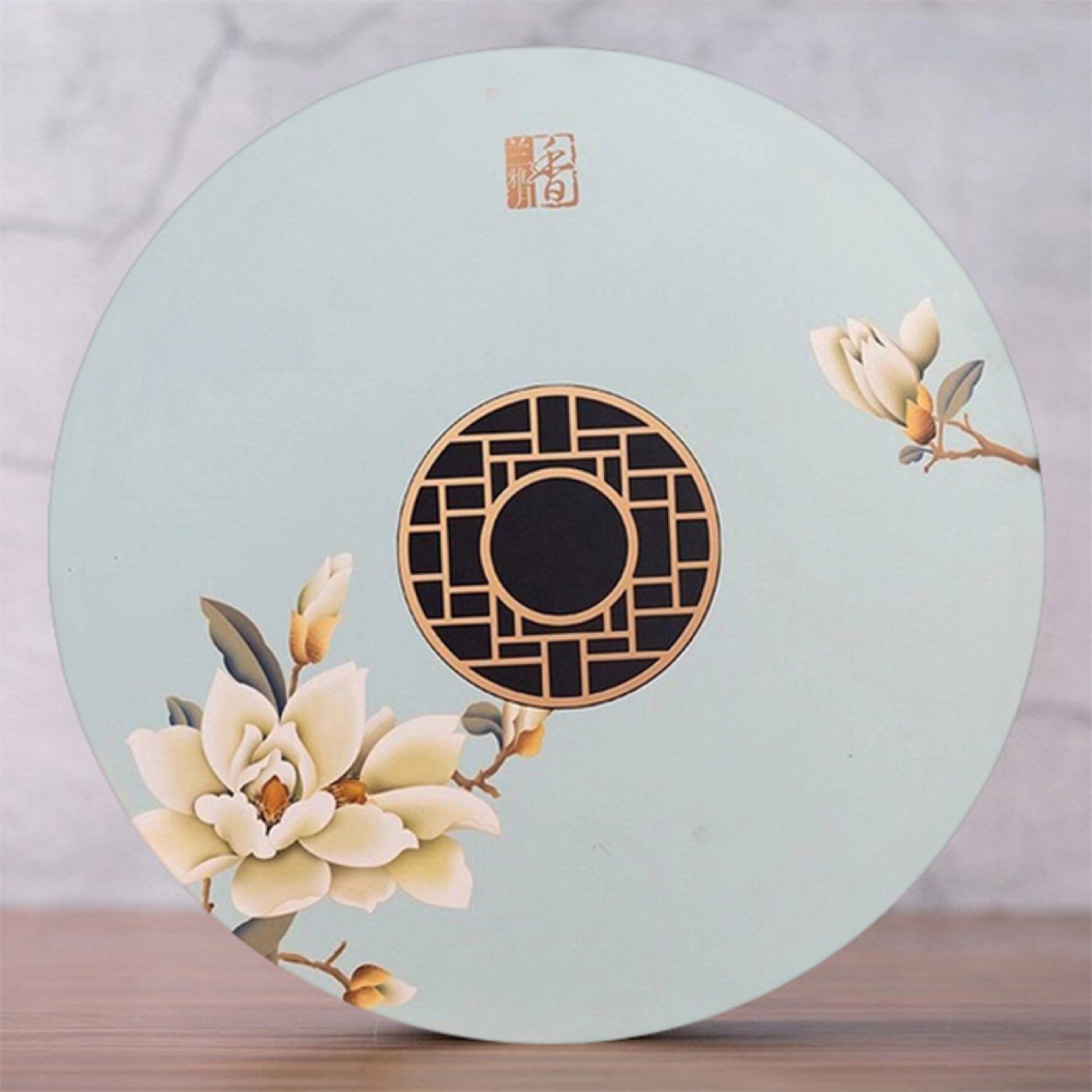 新款圆形月饼盒 七星伴月月饼礼盒圆形月饼包装盒厂家现货批发