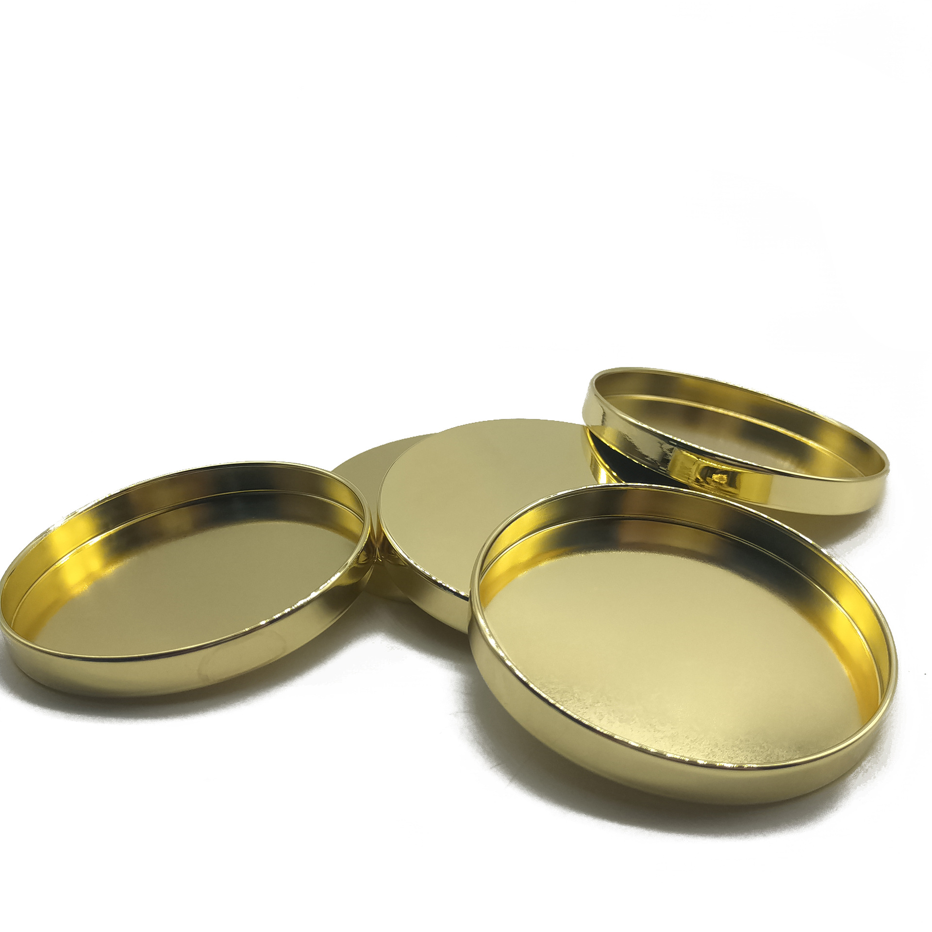 不锈钢盖镀金 镀金喷油挂镀加工处理 深圳金属表面处理加工