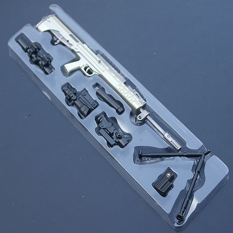 绝地大逃杀吃鸡武器qbu88式狙击枪模型摆件合金兵器钥匙扣玩具