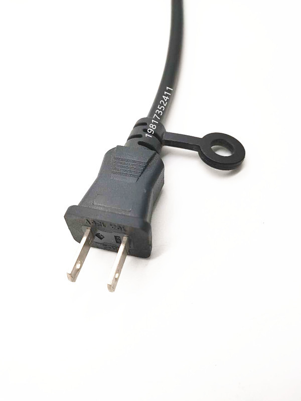 厂家直销日本十字型插头两芯日本插头电源线两芯对插日本电源线