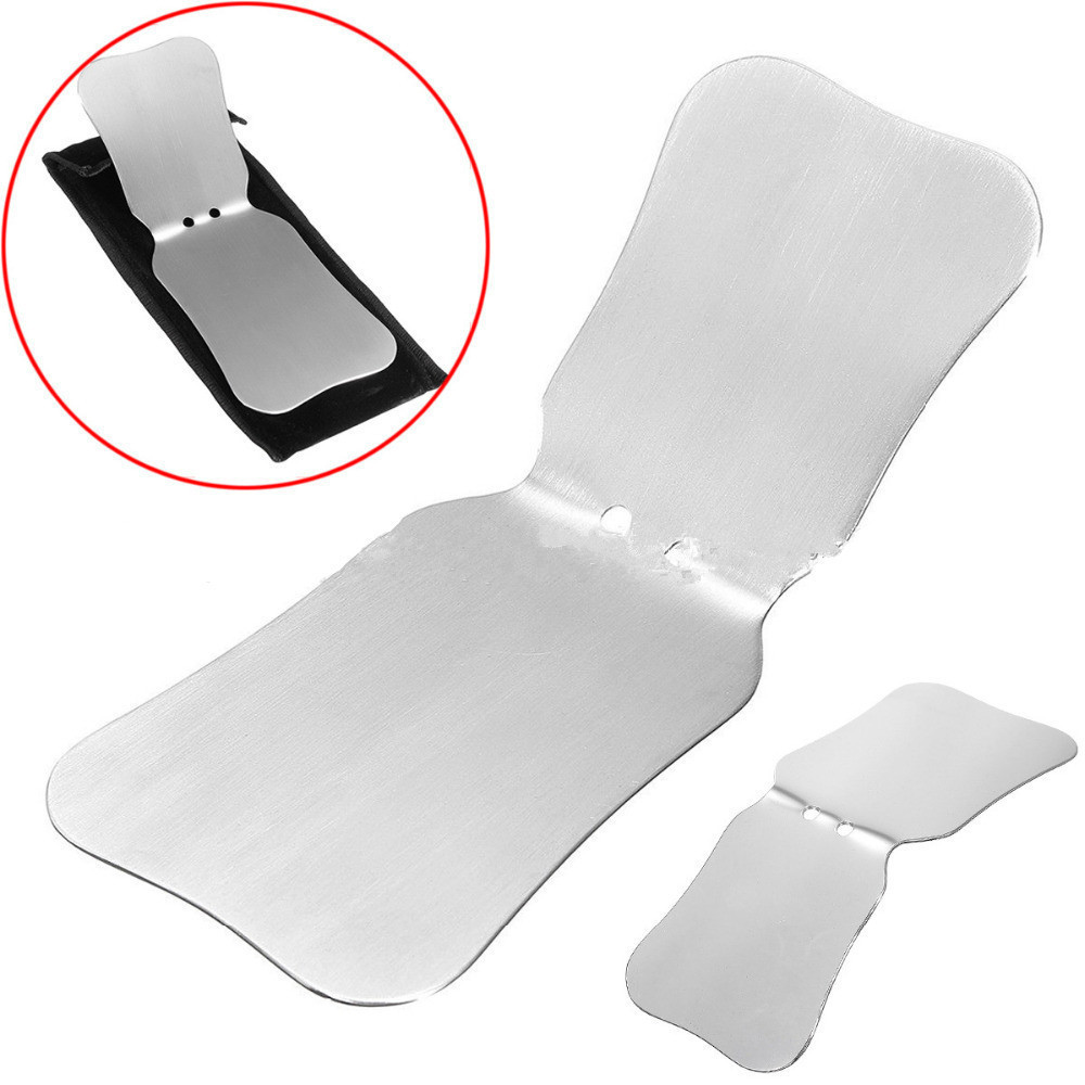 n5-a口腔拍照反光板口内反光镜正畸拍照工具不锈钢单面口内反光板