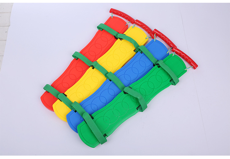 协力板双人幼儿园手脚协力板团队儿童双人趣味玩具感统训练器材