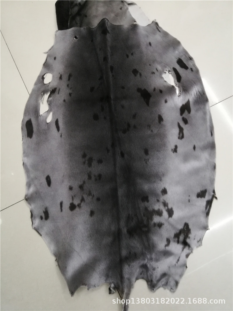 海豹皮毛一体皮草双面夹克 自然斑点海豹皮夹克 户外男式皮草