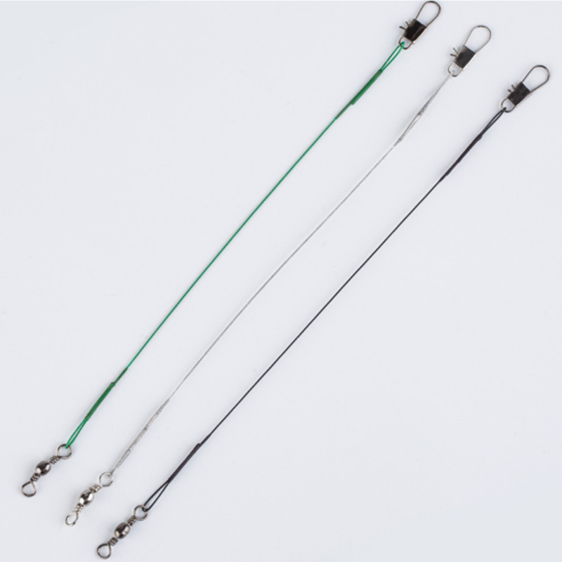 Factory Wholesale Luer Front Wire Anti-Bite Line Steel Wire Wire Leader Luya Fishing Gear Accessories