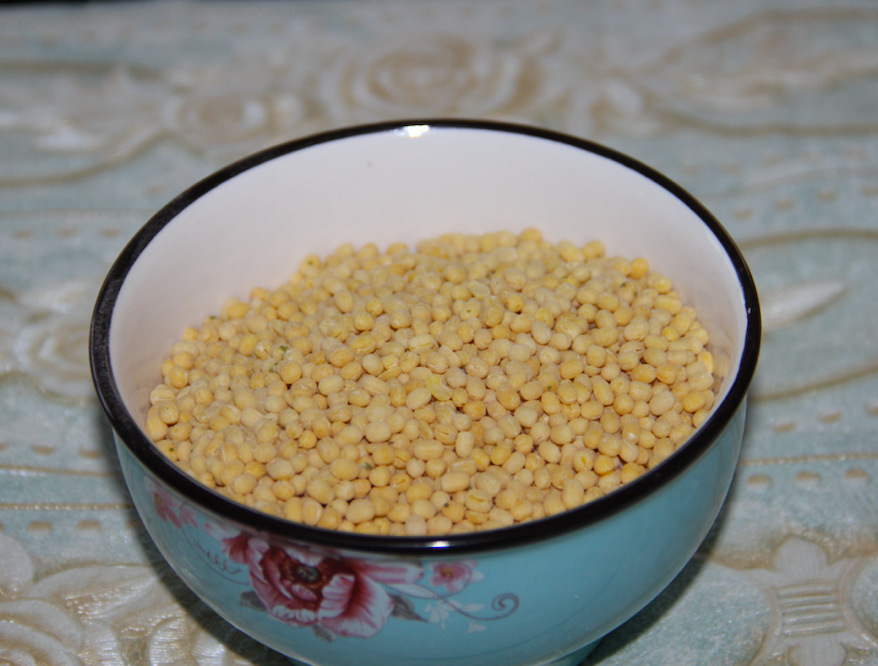 五谷杂粮 张家口农家自产去皮绿豆仁 圆粒脱皮绿豆仁