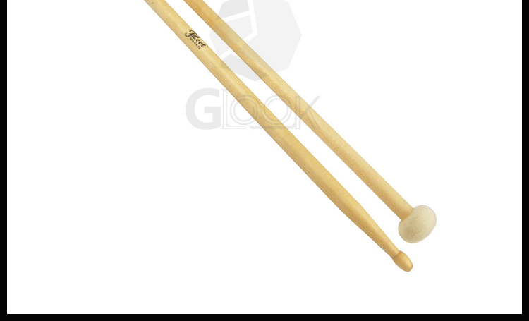 福利特定音鼓槌大军鼓棒定音锤大鼓锤毛毡头定音鼓棒双头槌木杆5a