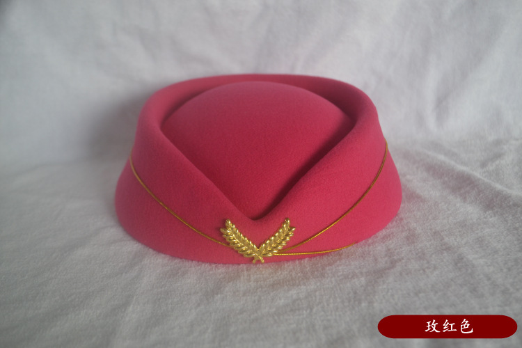 东航南航海航厦航空姐帽子春夏秋冬款女式空乘职业礼仪帽厂家批发