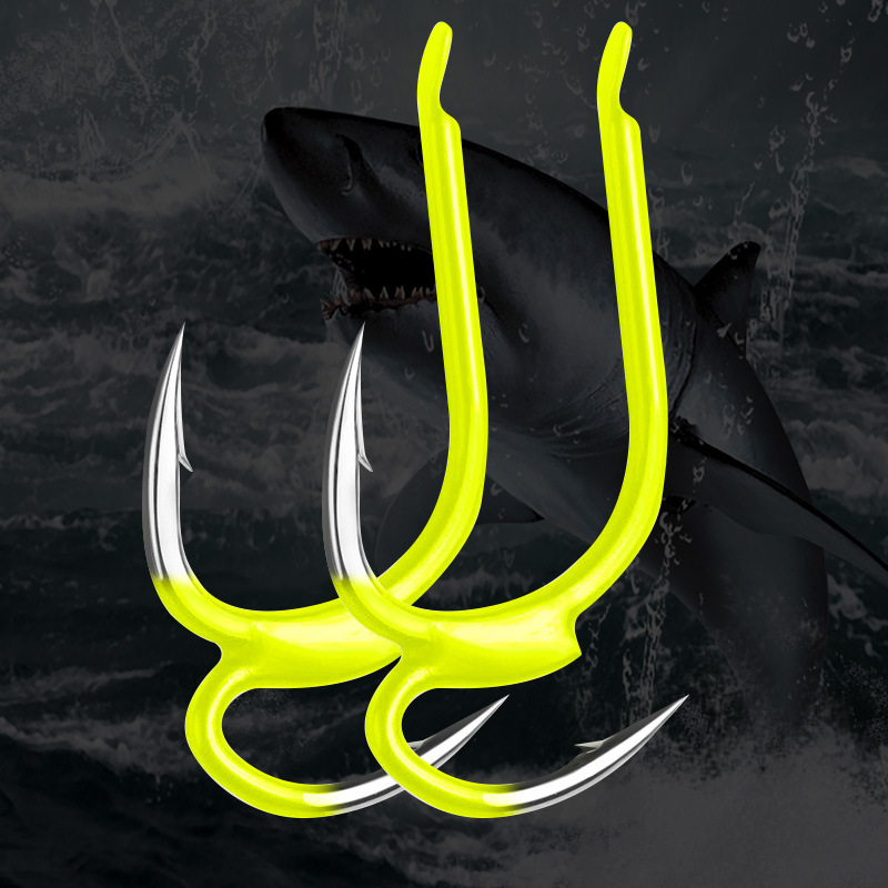 鱼钩钓鱼神钩我爱发明新型伊势尼子母双钩钩渔具用品