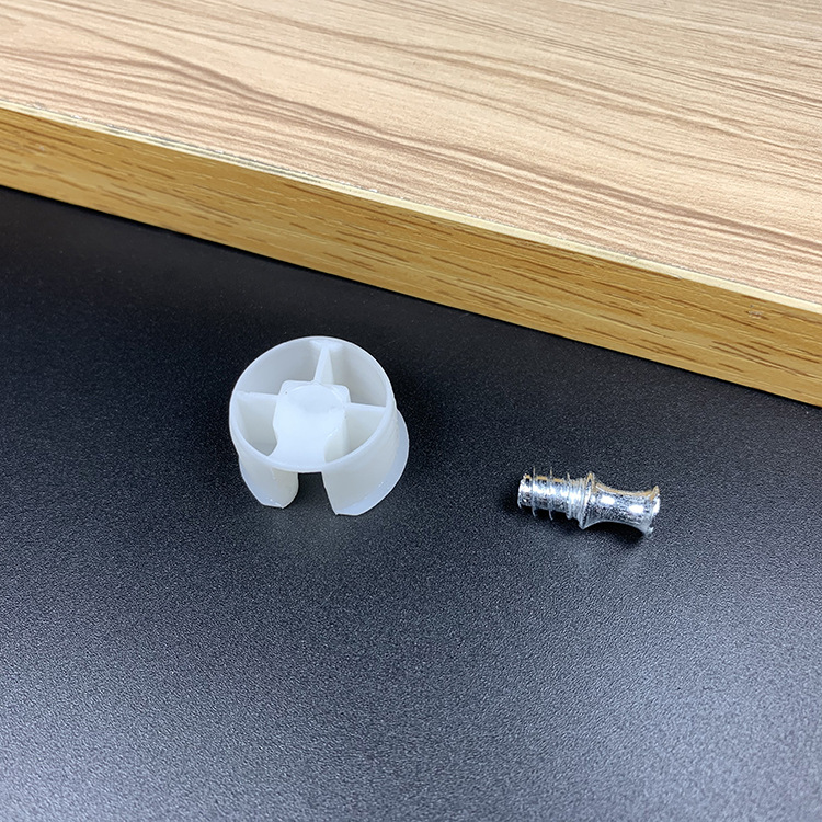 厂家供应二合一层板托三合一连接件组合隐藏板托板式家具五金紧固