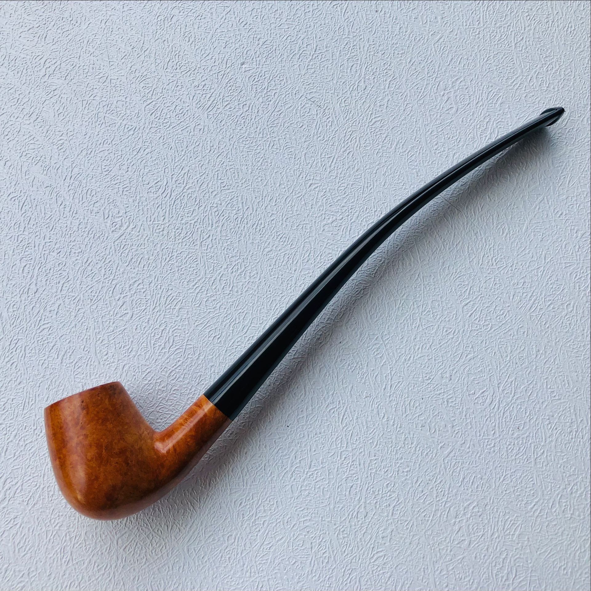 现货烟斗 石楠木烟斗 三森实木烟丝斗 9614个性超长阅读长杆烟斗