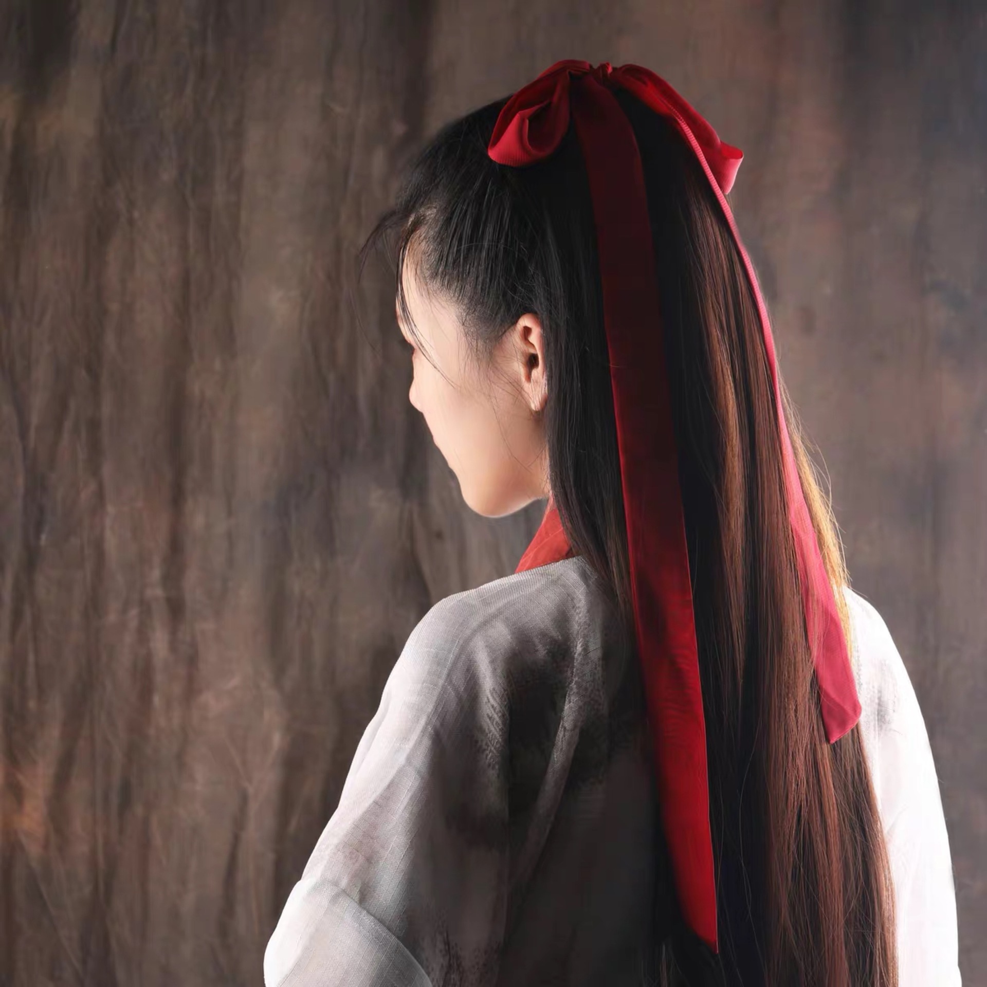 古风发带头绳超仙汉服头饰女束发绑发流苏飘带古装配饰发饰丝带