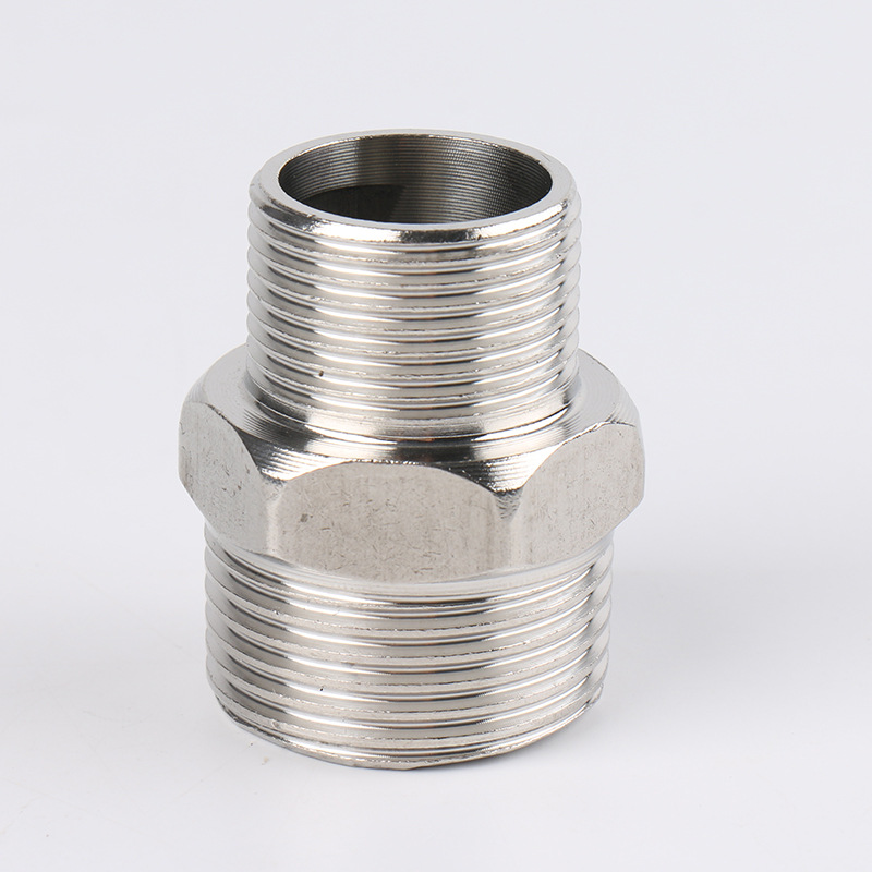外牙对丝变径不锈钢接头201 双外螺纹接头 水暖接头