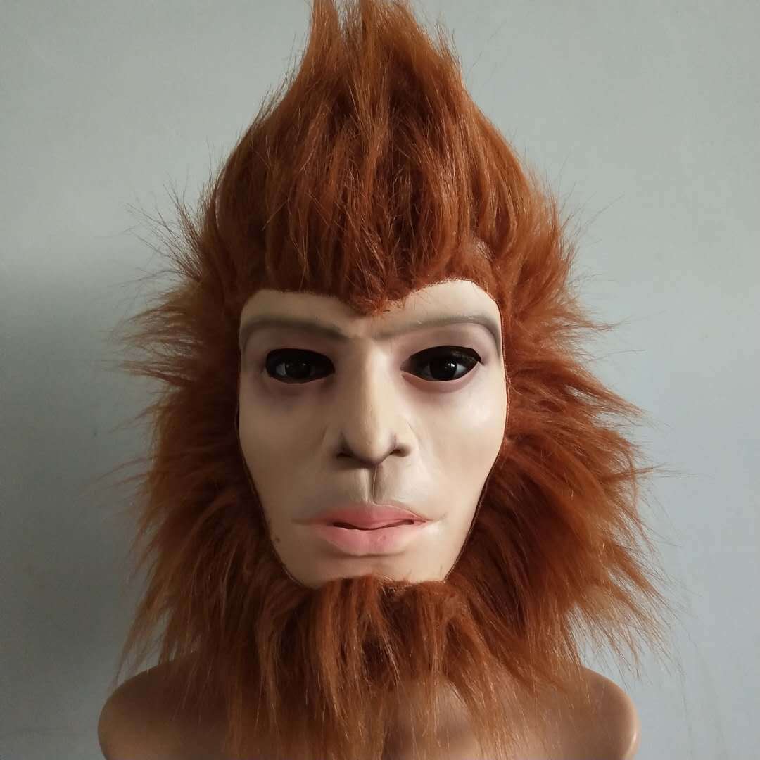 周星驰版孙悟空月光宝盒西游记演出面具头套猴头抖音自拍表演道具