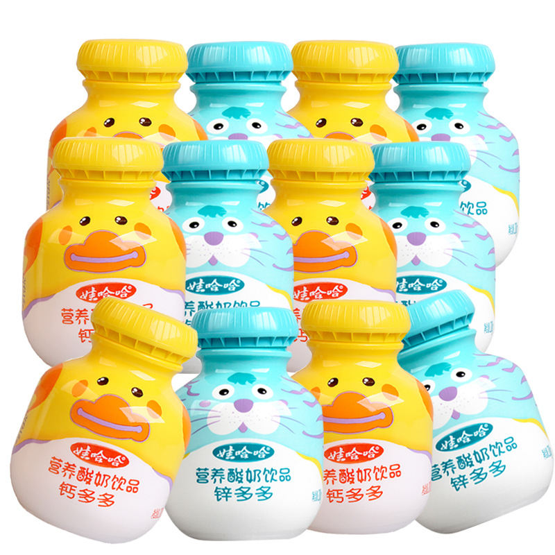 娃哈哈钙多多锌多多儿童营养酸奶饮品200ml*12瓶