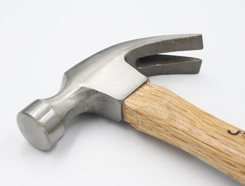 捷科木柄羊角锤头 锤子 榔头头部采用中碳钢锤底经特殊热处理