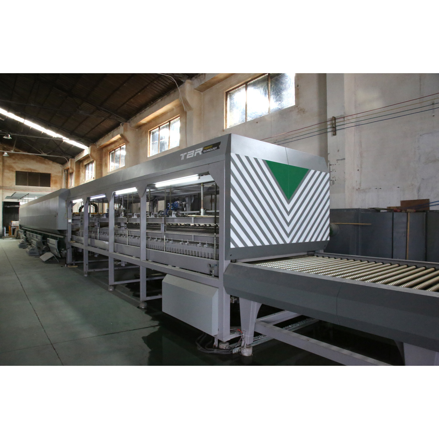 【特价92万]添百利厂家直销2442强制风机对流玻璃机械钢化炉