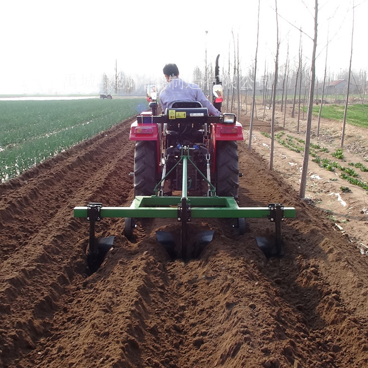 农用拖拉机带起垄犁单行双行起垄机开沟犁薯类打梗机起垄培土机