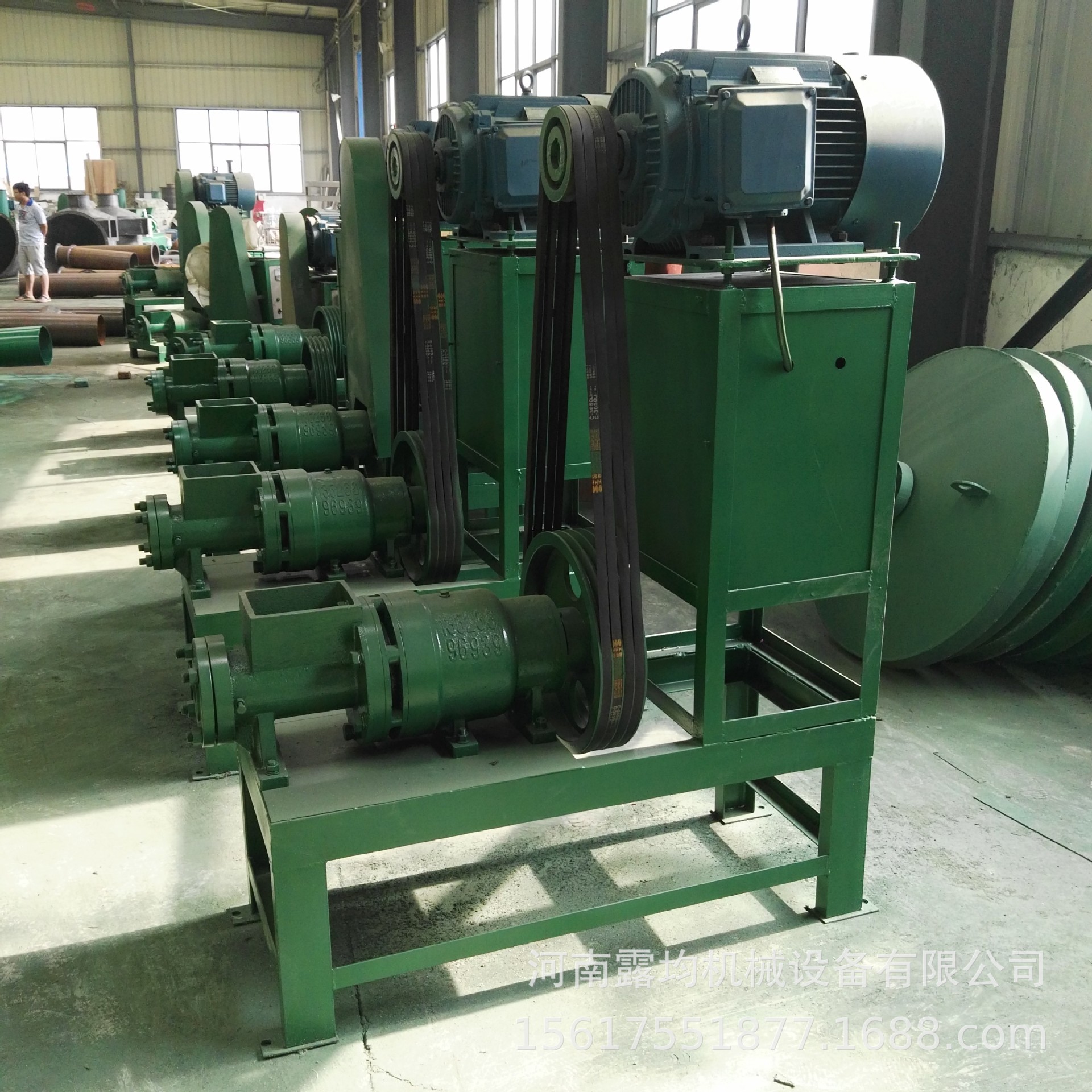 机制烧烤碳木炭机农作物秸秆制棒机器锯末稻壳制碳机挤出机全套