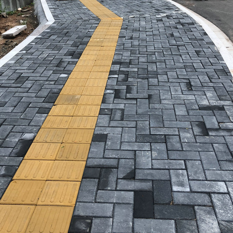 黄色橡胶盲道_黄色橡胶盲道 人行道盲道砖高铁 25 橡胶盲道 - 阿里巴