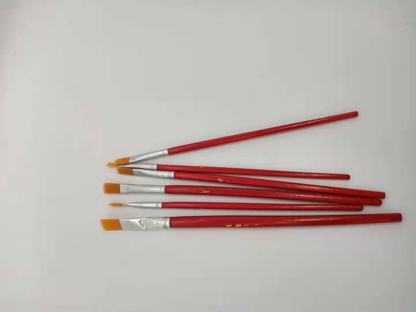 > 尼龙平排油画笔