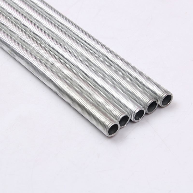 螺杆 现货高强度m8-m25镀白锌空心牙杆 定制国标不锈钢空心螺杆