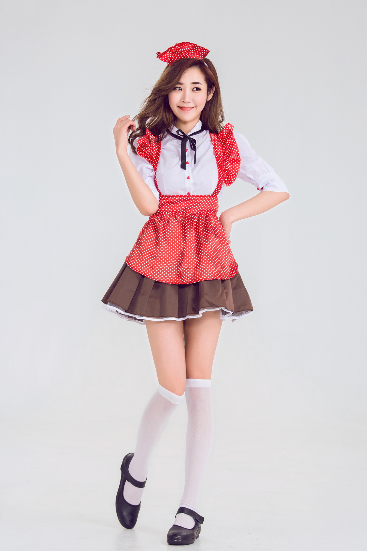 实拍cosplay女佣服侍应生制服动漫女佣装女仆装夜店ds演出服装