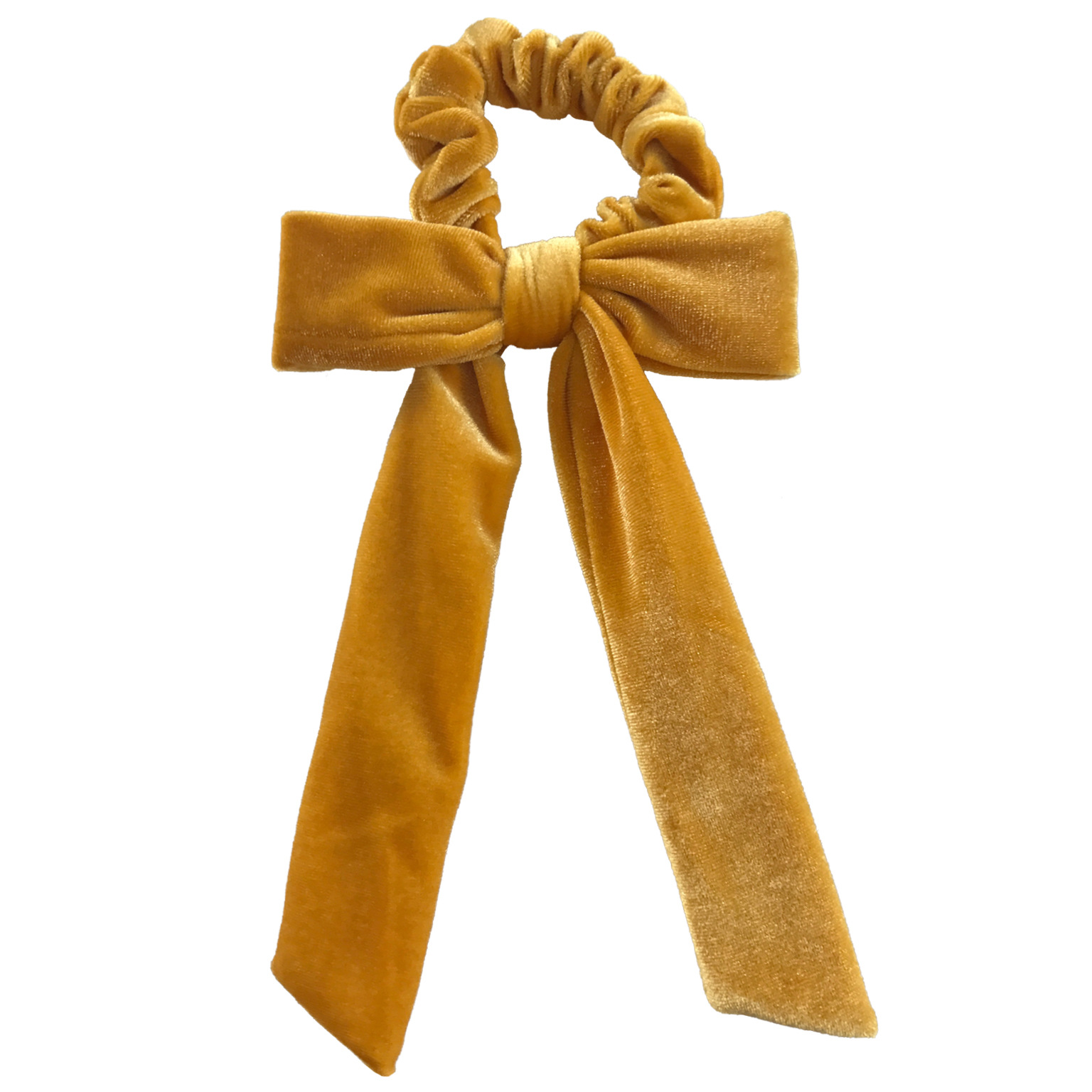 亚马逊直供 高品质韩国绒打结飘带发圈头丝带 气质女孩头饰发饰