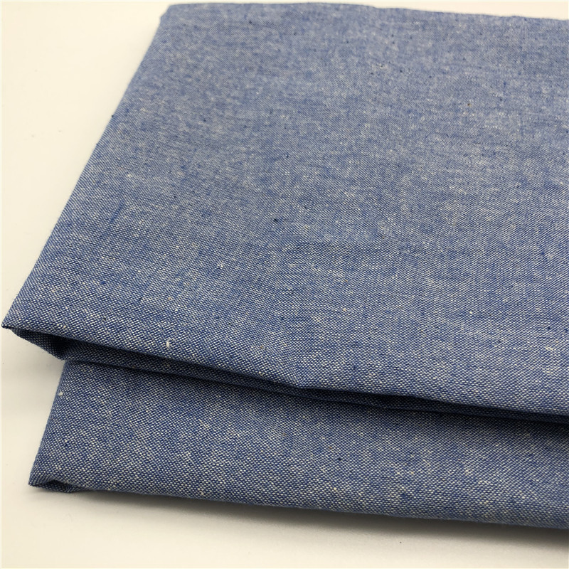 20支平纹色织棉布 全棉色织衬衫面料 木棉纺织品春夏男装衬衣面料