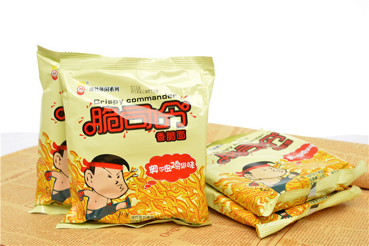 60克袋装即食脆司令干脆面多口味掌心脆方便面怀旧麻辣零食干吃面