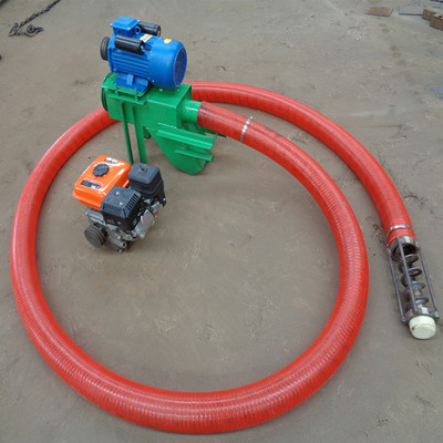 稻谷软绞龙上料机 家用小型吸粮机 谷子抽粮机视频