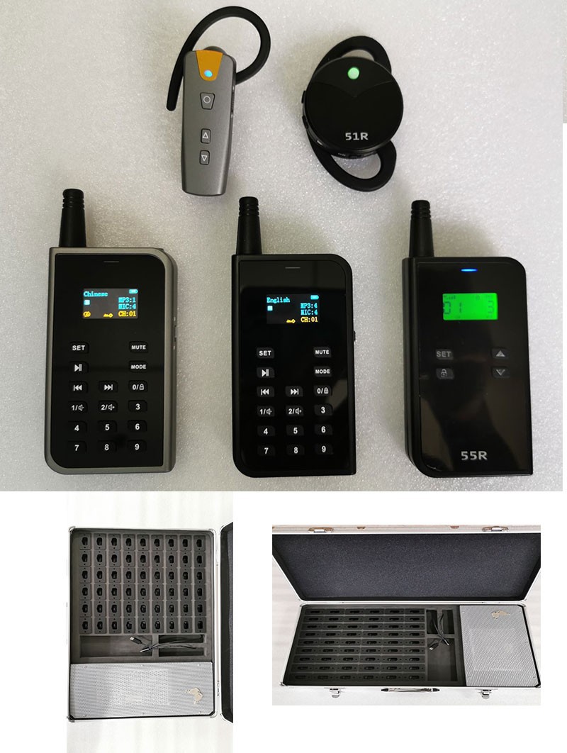 无线讲解器一对多景区智能人工自动讲解二合一导览系统无线讲解器
