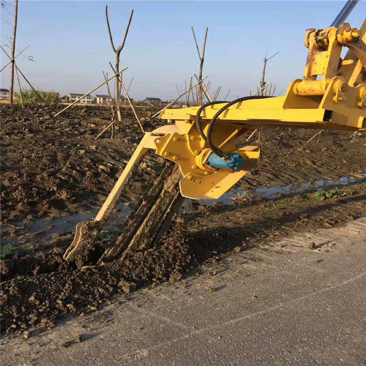 挖掘机带液压开沟机 液压开沟机 铲车开沟机 厂家直销