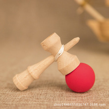 哑光漆 小号9厘米 技巧球 剑玉 kendama 新品  外贸