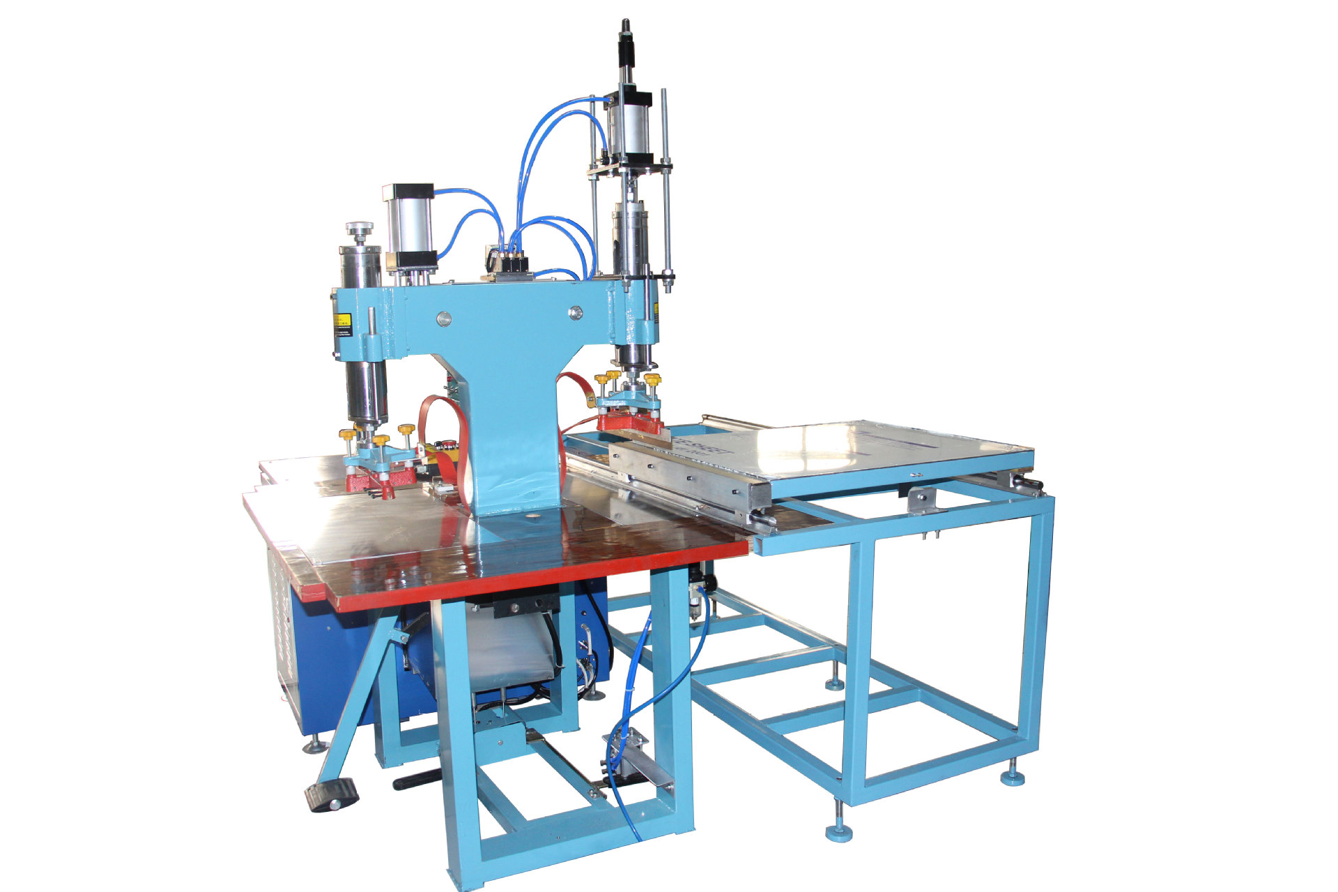 天花软膜烫边机 pvc胶条网布压边机 气动双头高周波熔接热合机