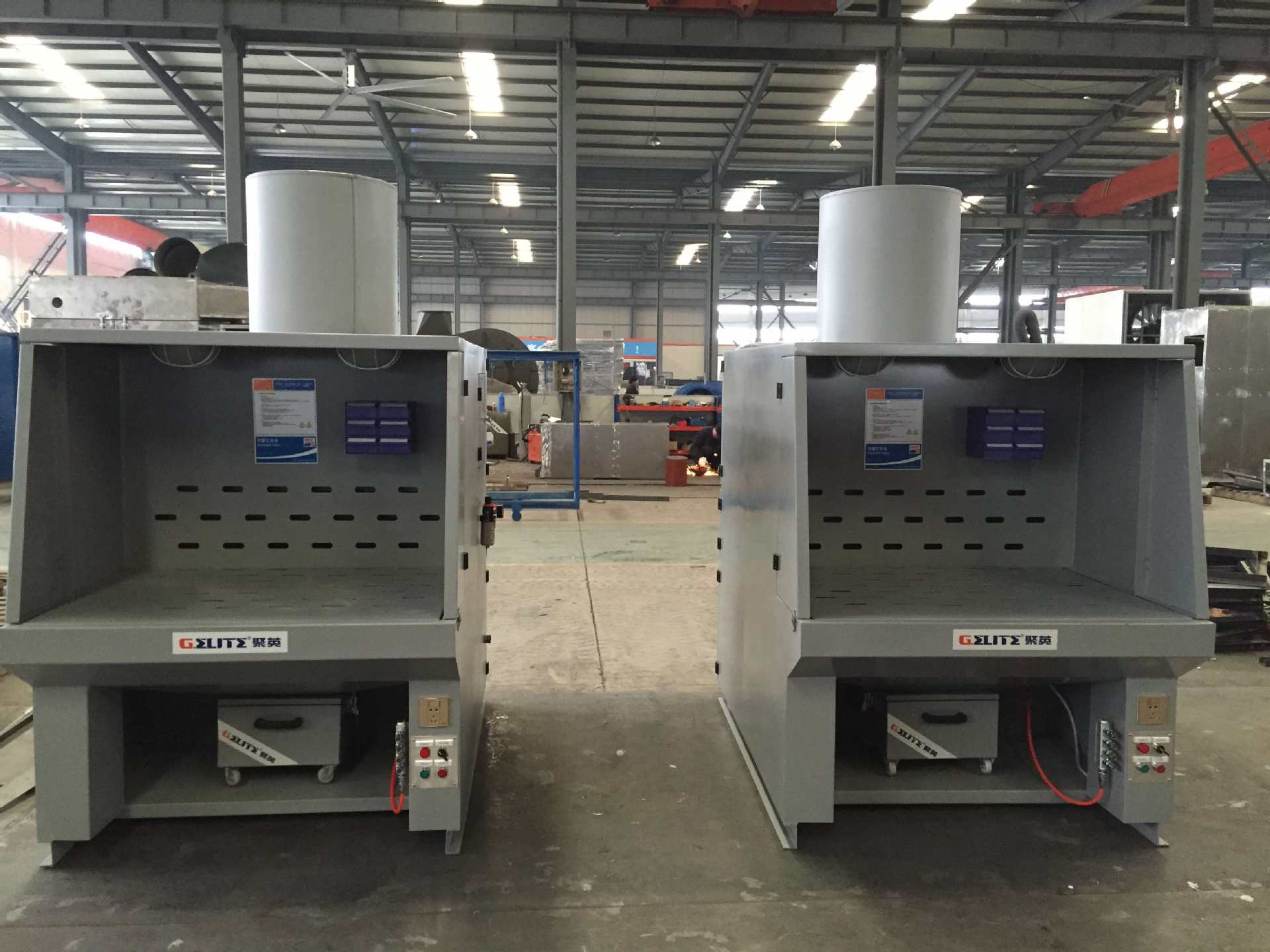 浙江杭州防爆金属铝件打磨工作台手工打磨机器人打磨角磨机打磨