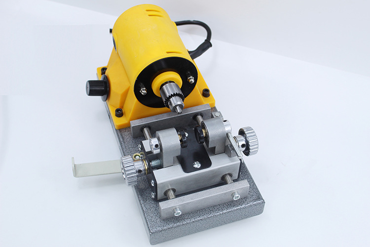家用diy小型迷你玉石蜜蜡佛珠钻眼机文玩打孔器电动 珍珠打孔机器