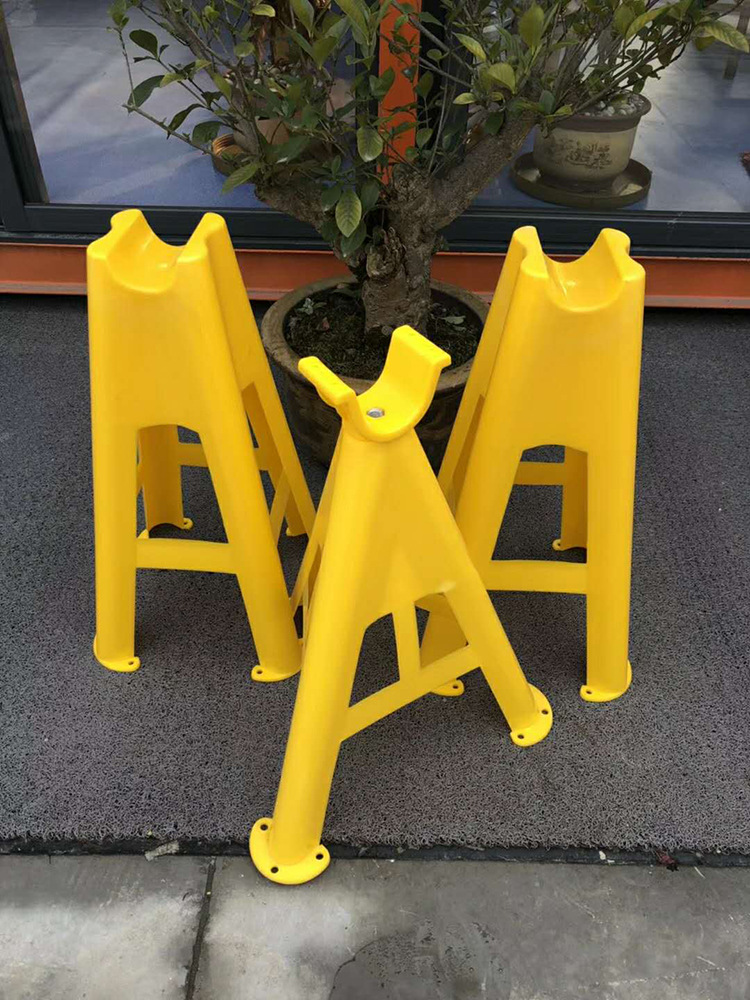 58cm新款pvc玻璃钢塑料固定电缆支架工地电线三角脚架放线架托架