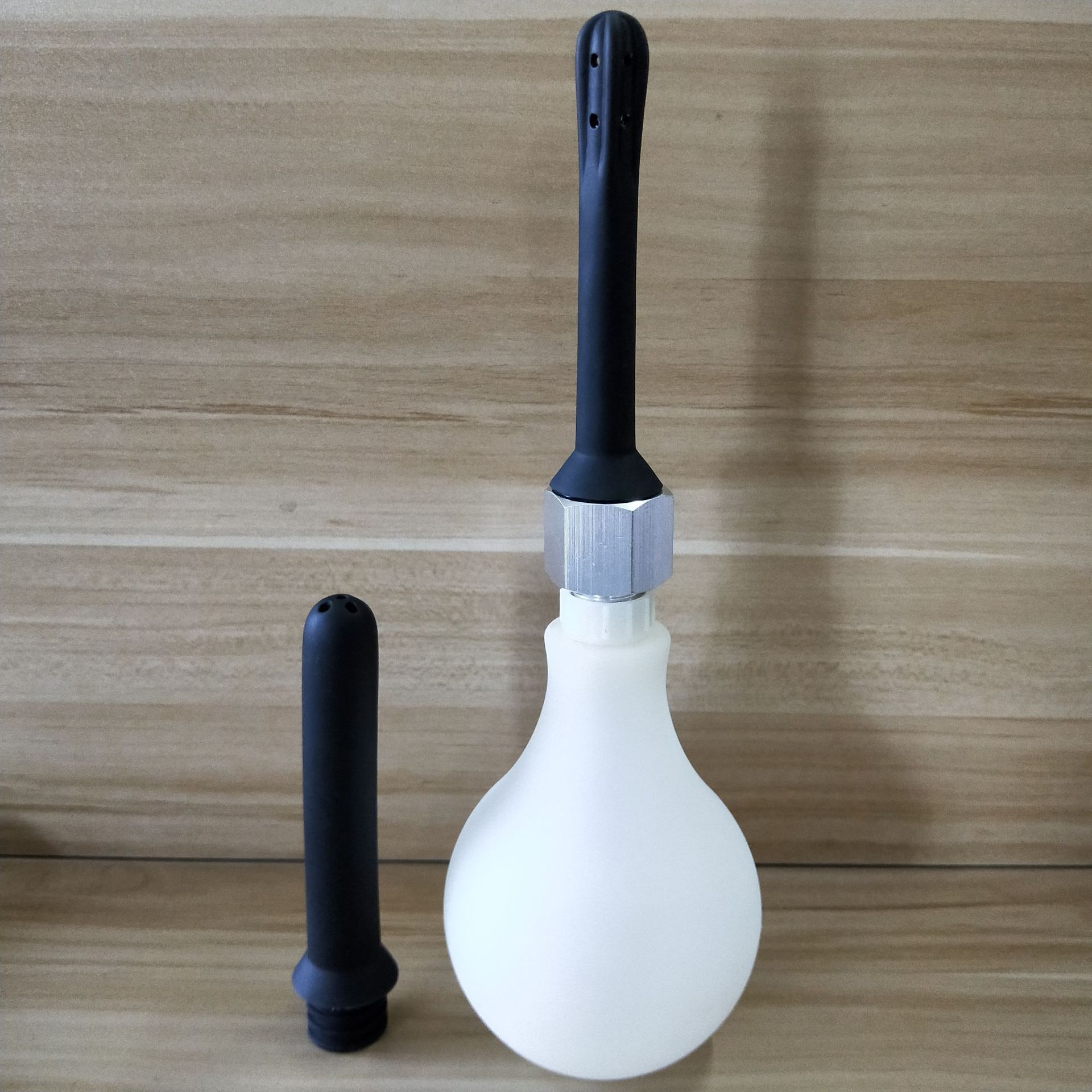 亚马逊 清肠器球式金属灌肠肛门阴道冲洗器不锈钢灌肠器 跨境新品