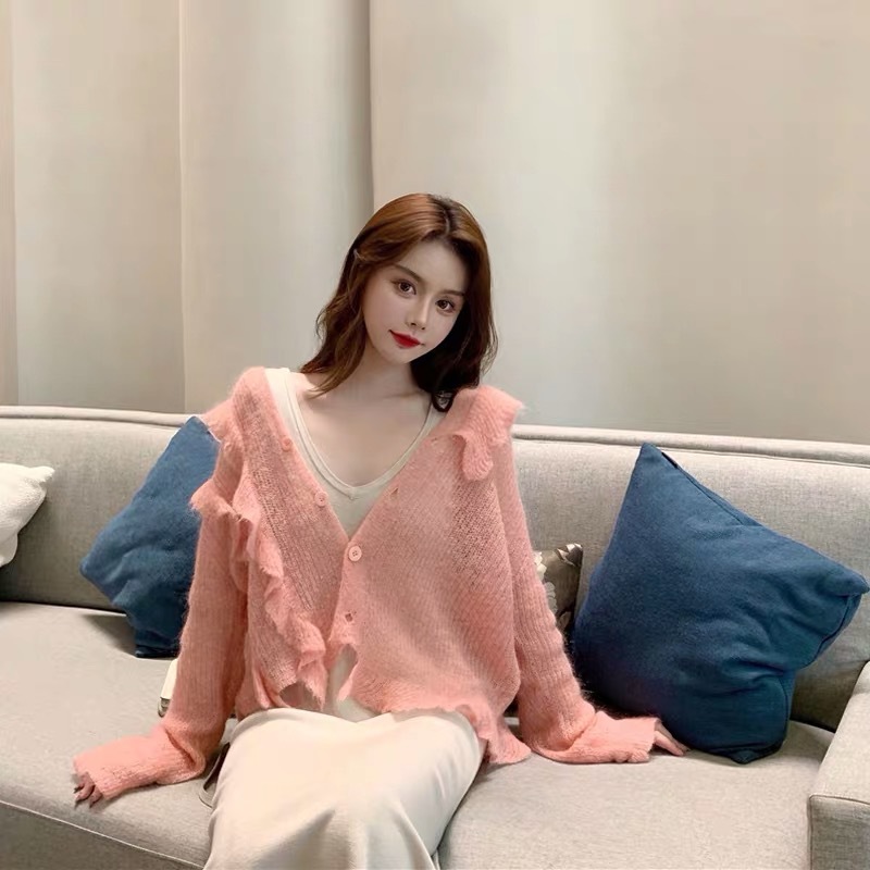 2021早秋网红同款两件套小吊带开衫温柔风冷淡连衣裙女仙