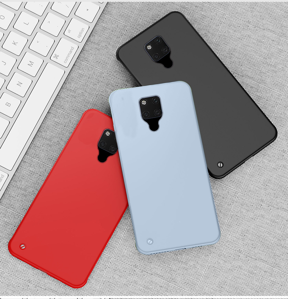 适用华为mate20创意手机壳无边框mate20pro磨砂硬壳简约纯色男女