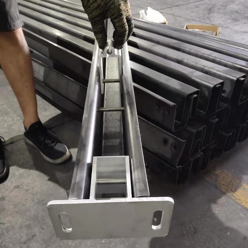 厂家生产销售热镀锌几字型钢地桩立柱支持来图定制加工 价格从优