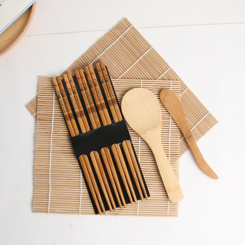 做寿司工具套装 寿司小工具大礼包 寿司席子筷子刀饭勺多件套批发