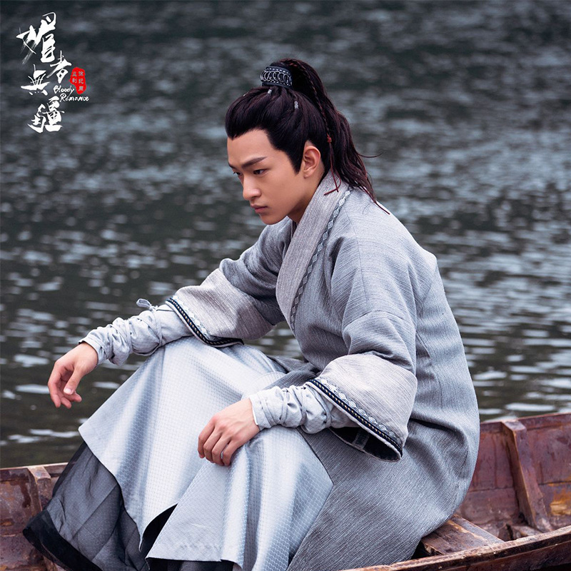 古装汉服影视剧假发古代男整顶假发套少爷公子机制头套型号707