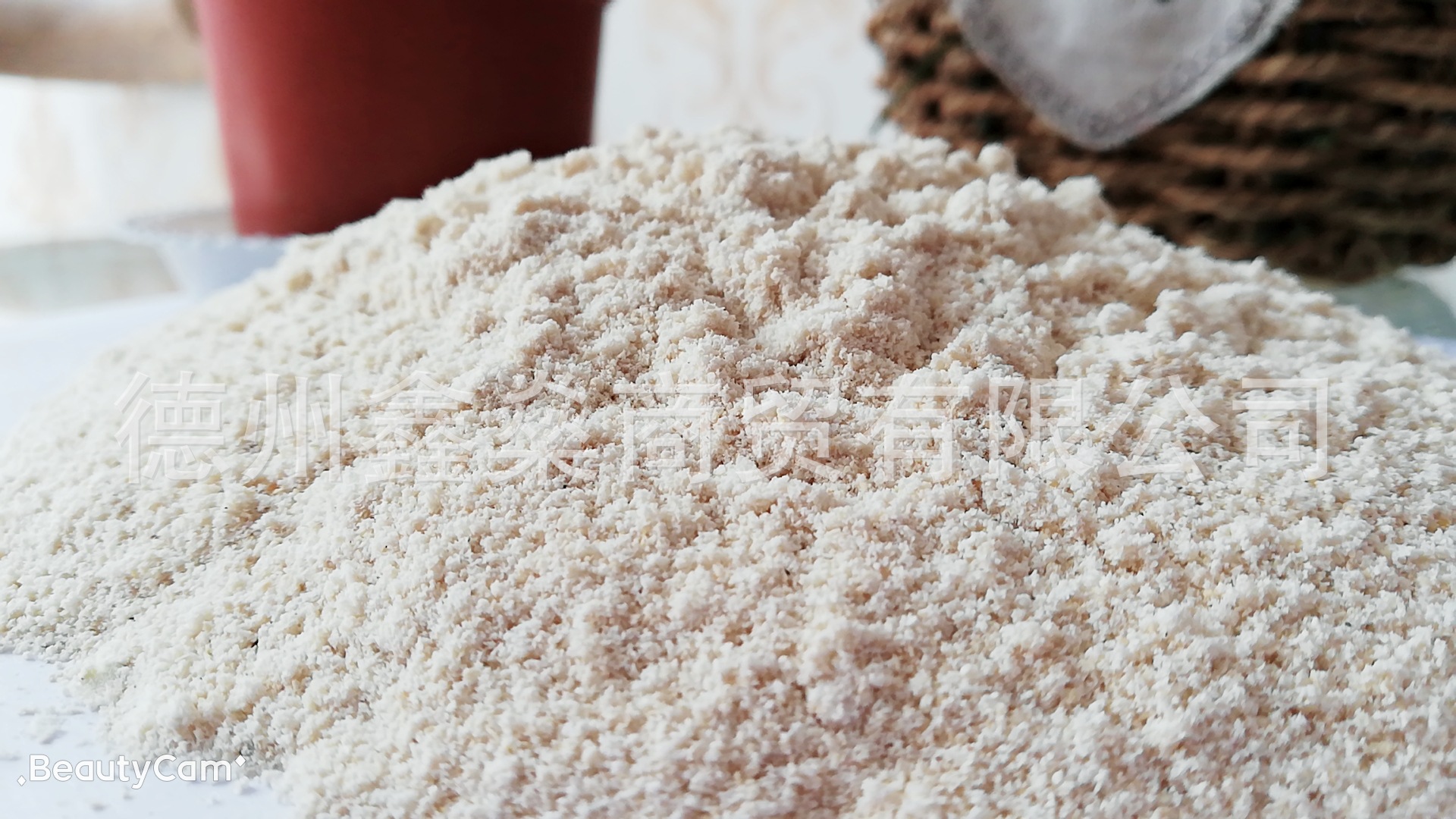 德州厂家直销新型狗粮猫粮猫砂颗粒原料膨化豆渣粉