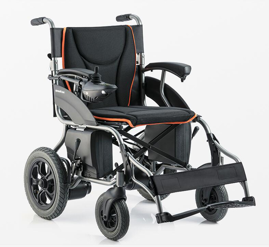 鱼跃yuwell电动轮椅车d210b家用医用可折叠轻便全自动智能