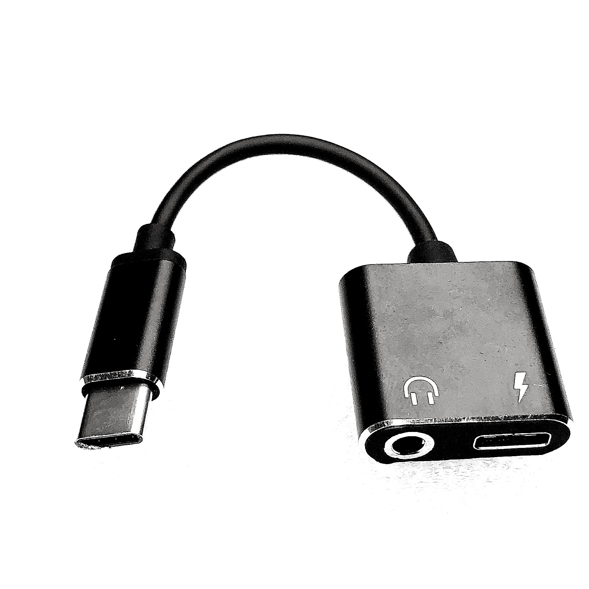 适用typec耳机转接头typec音频转接线note3小米乐视充电二合一