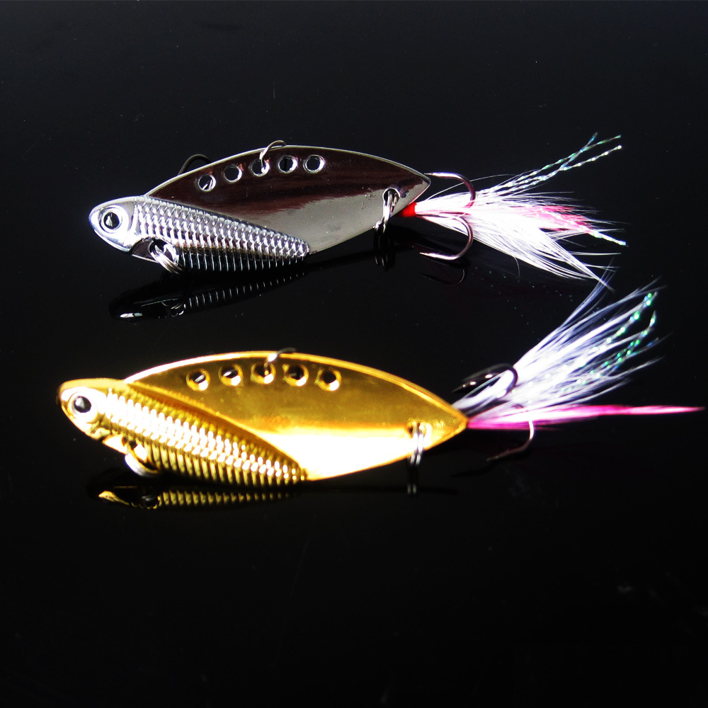 路亚饵vib金属亮片10/14/22克vib飞鱼亮片远投路亚亮片饵硬饵鱼饵