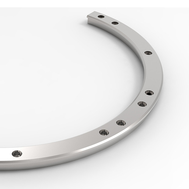 圆环导轨圆弧轨道定制 齿条导轮轨道v型滚轮导轨精密环形输送线