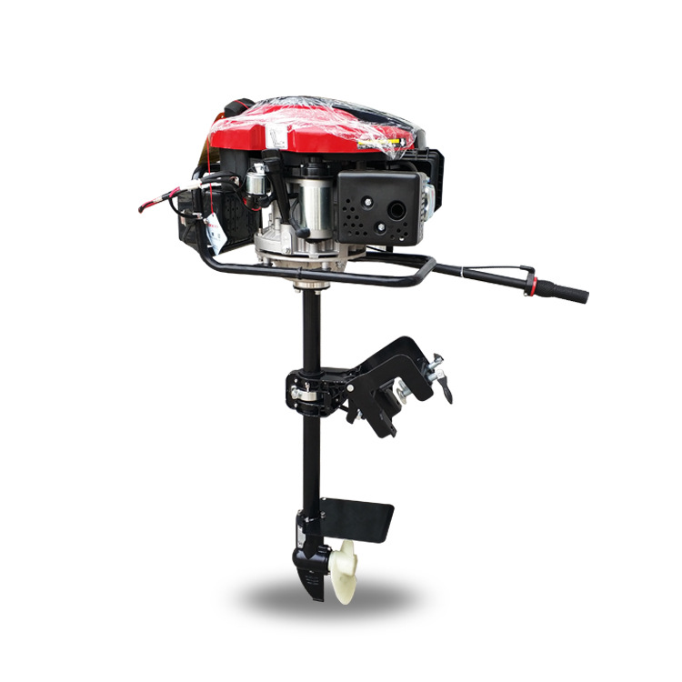 冲锋舟推进器 汽油发动机 钓鱼船船外机 橡皮艇皮划艇挂浆机
