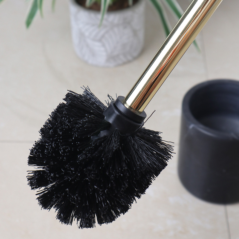大理石马桶刷黑色洗厕所刷子家用卫生间清洁套装座厕坐便马桶刷